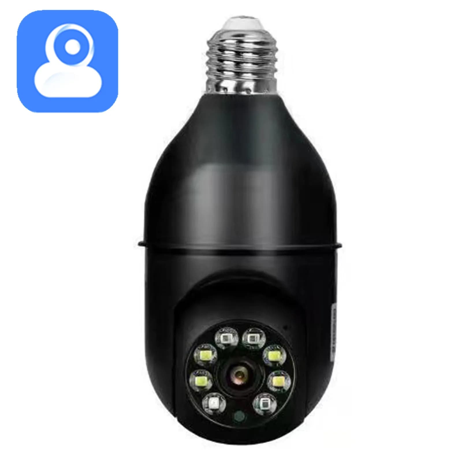 Colore E27 Lampada Testa Presa 2MP 1080P Tuya/YiLot APP Telecamera IP AI Rilevazione Umanoide Allarme di Sicurezza Domestica CCTV Baby Monitor