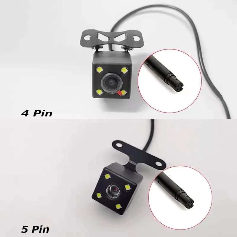 5 Pin 4 Pin HD Car Rear View Camera Reverse Night Vision Video Camera Wide Angle 170 Degree Parking Camera For Car Accessories