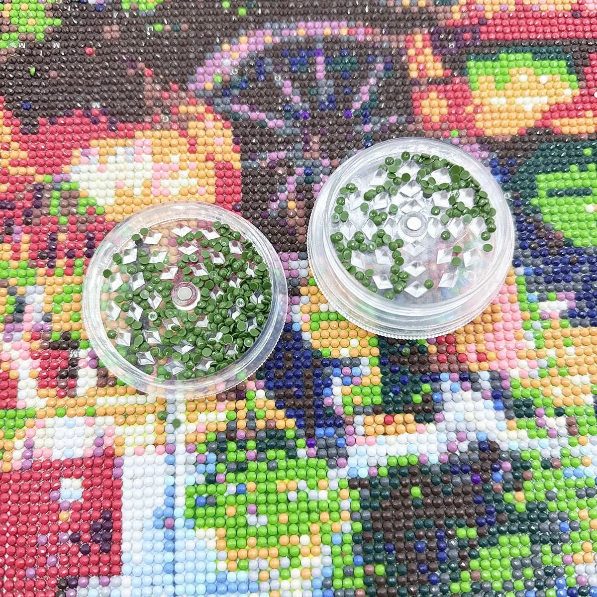 2pcs/set Random Color DIY Diamonds Painting Separator Diamonds Mosaic Divider Art Crafts Handcrafts Drill Disc Dividing Tool