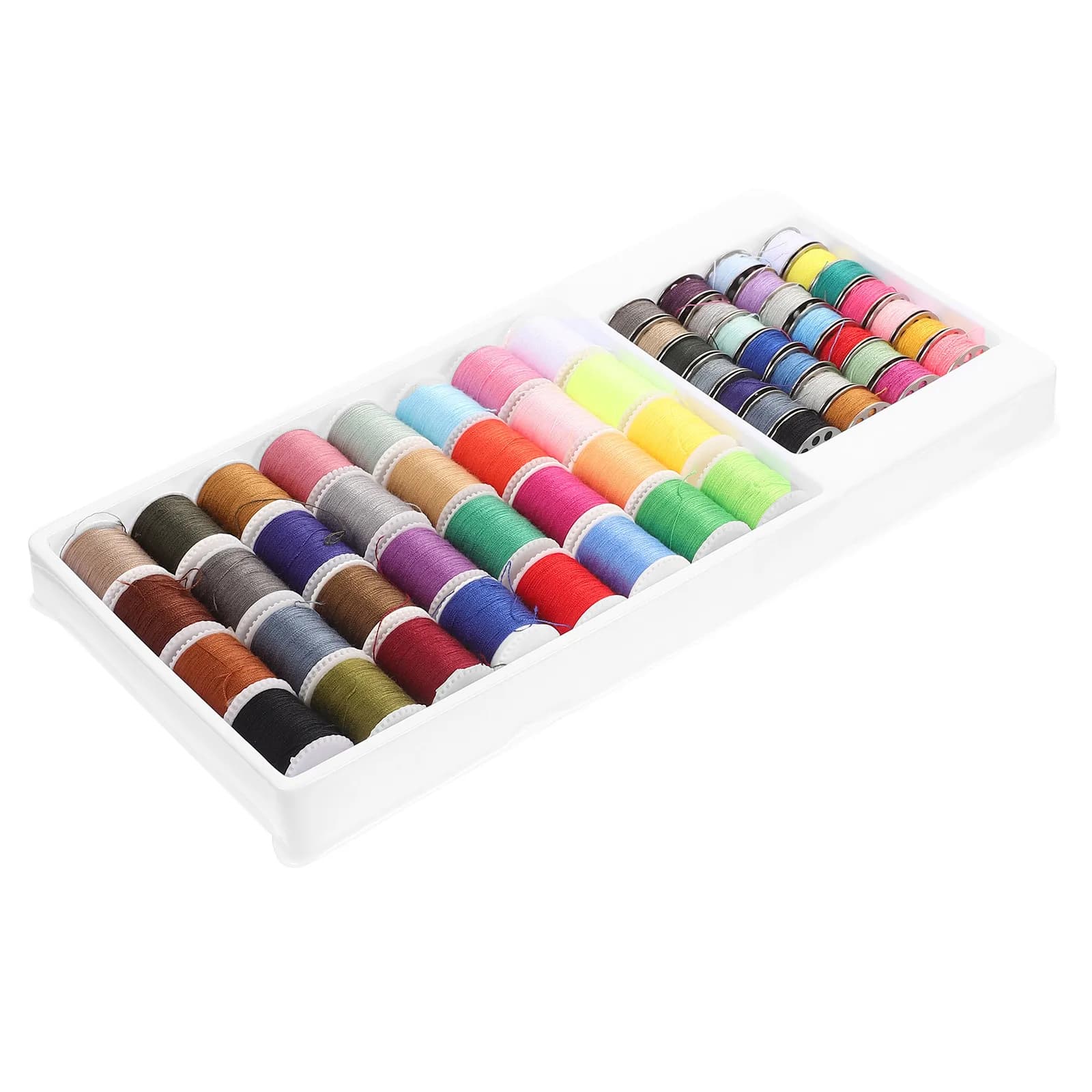 Set di 60 Pezzi per Cucito Professionale, Kit Portatile per Riparazioni Base, Ideale per Ufficio, Auto, Palestra, Scrivania