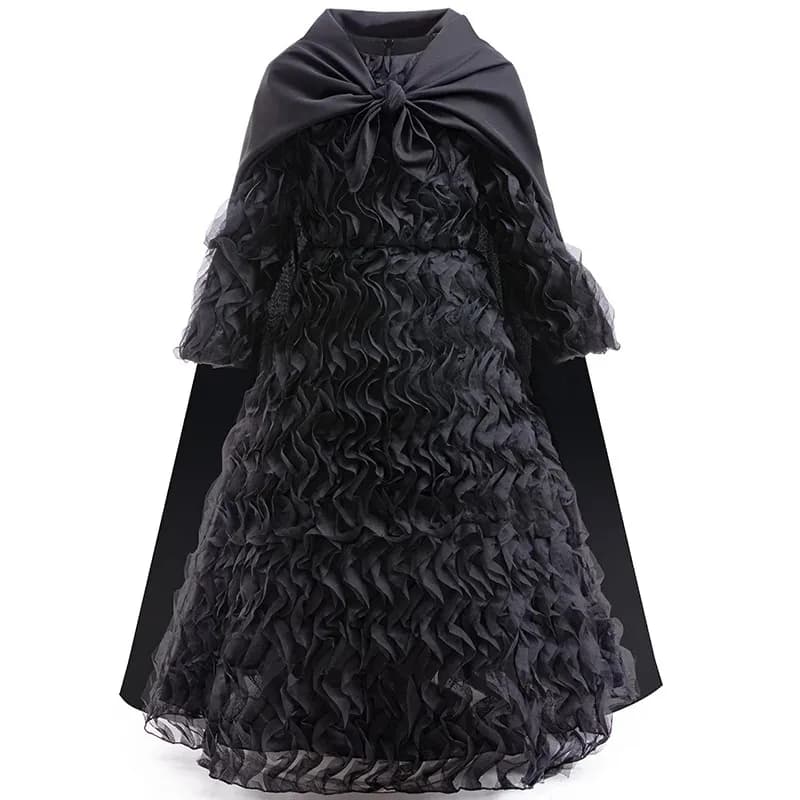 Wicked Elphaba Cosplay Fantasia Costume per bambini Travestimento per bambini Ragazze Tutu Cappello Fancy Dress Up Halloween Carnivala;2,c'4,h.