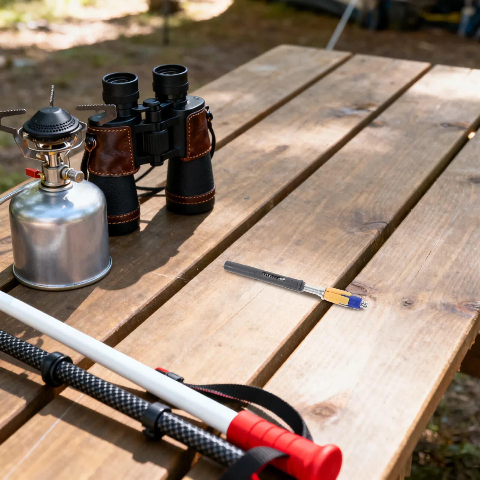 Tubo di Espansione Giallo Brillante per Bastone da Trekking, Adattatore Universale per Bastone, Blocco Stabile, Riduzione delle Vibrazioni, per Esterni