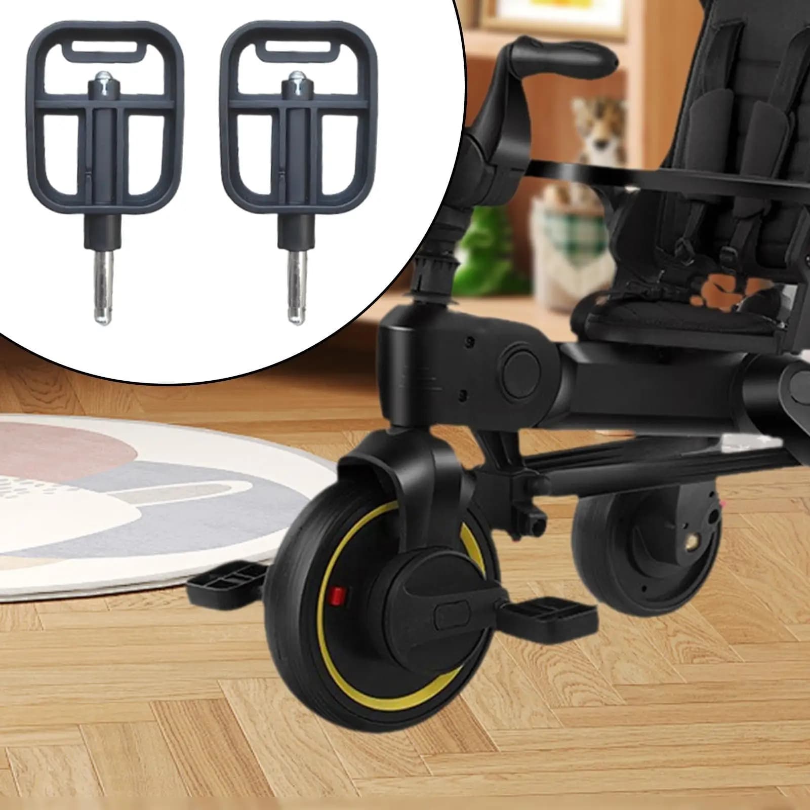 2x pedali per triciclo per passeggino per bambini Sostituisci per tricicli per bambini e bambini