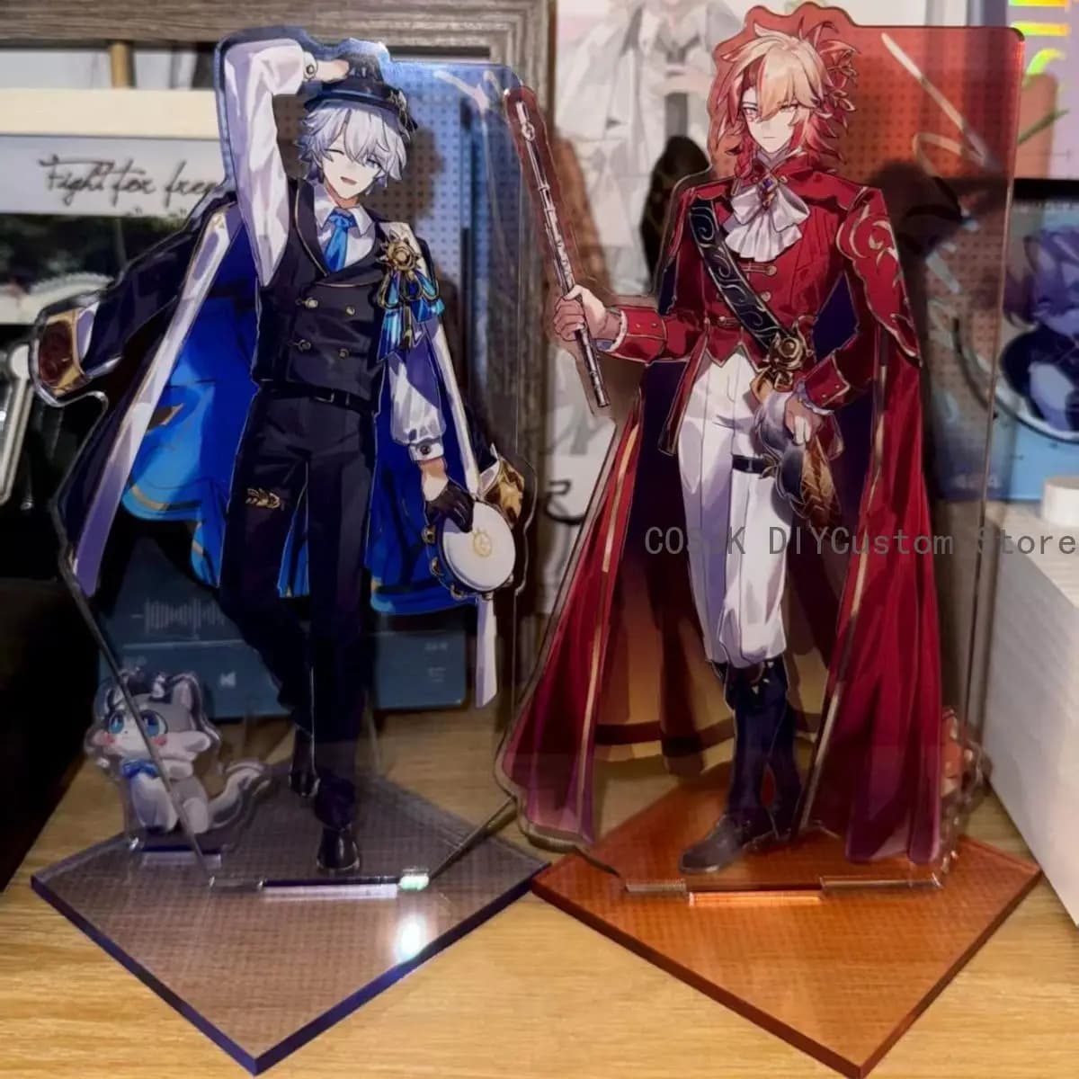 Gioco Honkai: Star Rail Phainon Mydei Cosplay Figura acrilica Stand Display Modello BL Decorazione da scrivania Collezione di giocattoli Compleanno Regalo di Natale