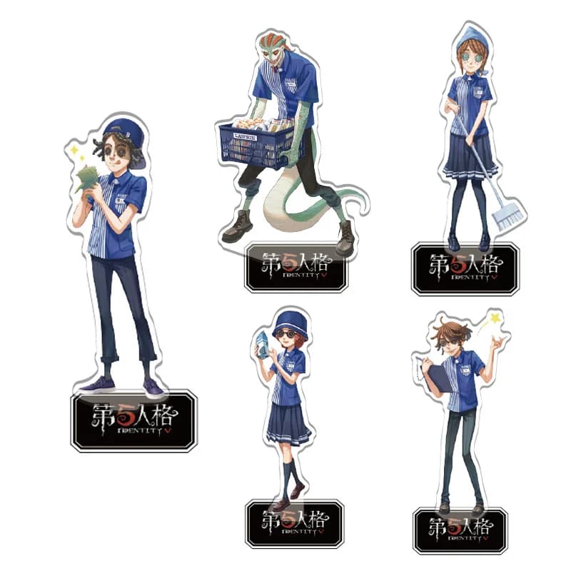 Anime Identity V Statuetta in Acrilico Giardiniera Meccanico The Mind's Eye - Espositore da Tavolo, Modello, Targa, Ornamenti da Scrivania, Regali
