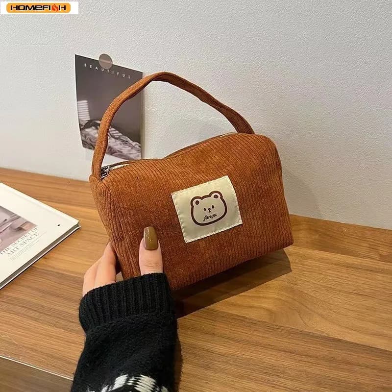 Homefish Cosmetic Bags, Soft and Cute Bag, Summer Fashion, Comfortable and Understanding, Trendy Bag for Women with Handle