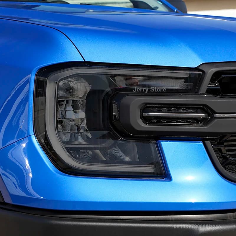 Per Ford Ranger Raptor 2023-2024 Auto Faro Fanale Posteriore Pellicola Protettiva Faro Vinile Restauro Trasparente Nero Adesivo