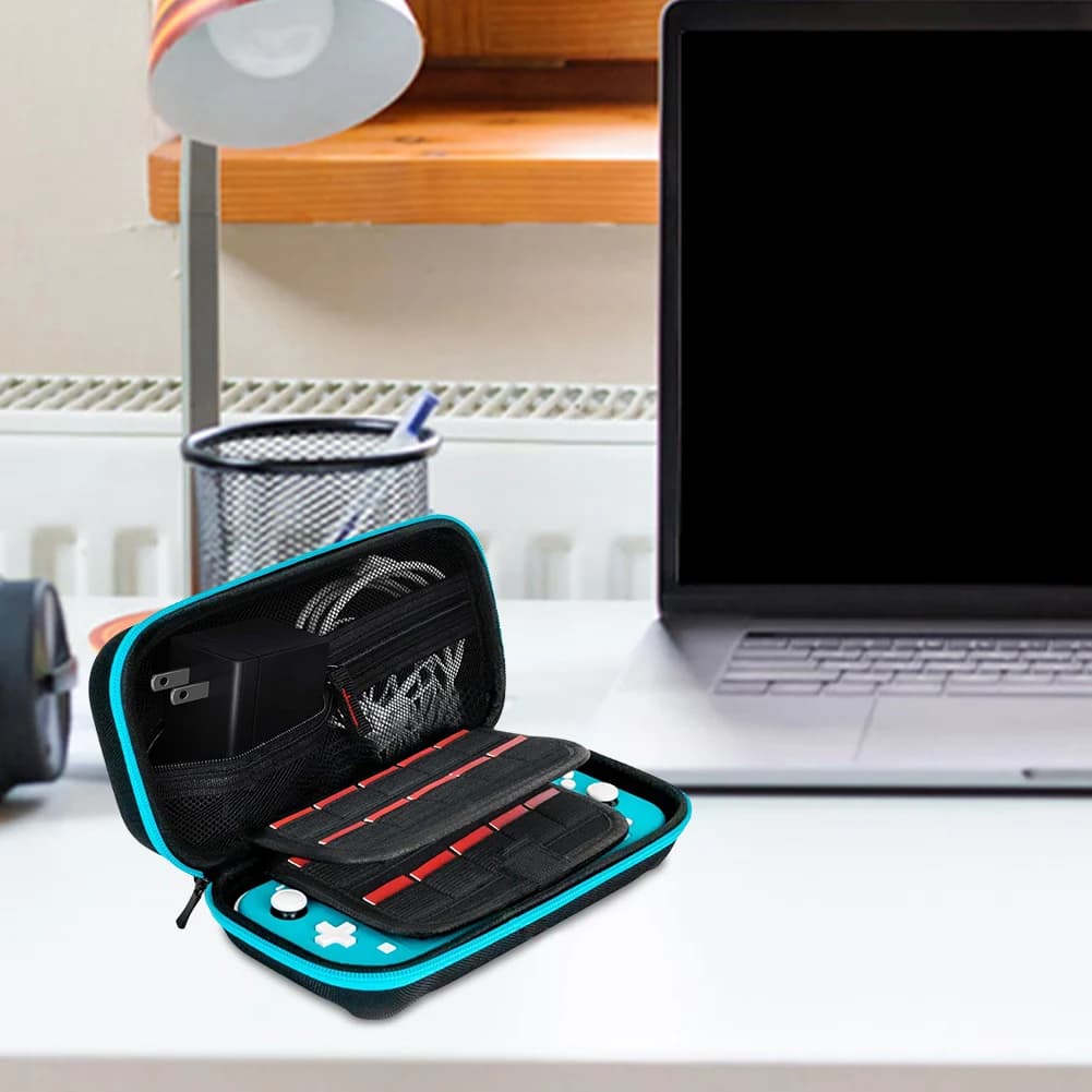 Borsa portaoggetti portatile da viaggio, custodia antiurto, custodia anti-caduta per accessori console Nintendo Switch Lite