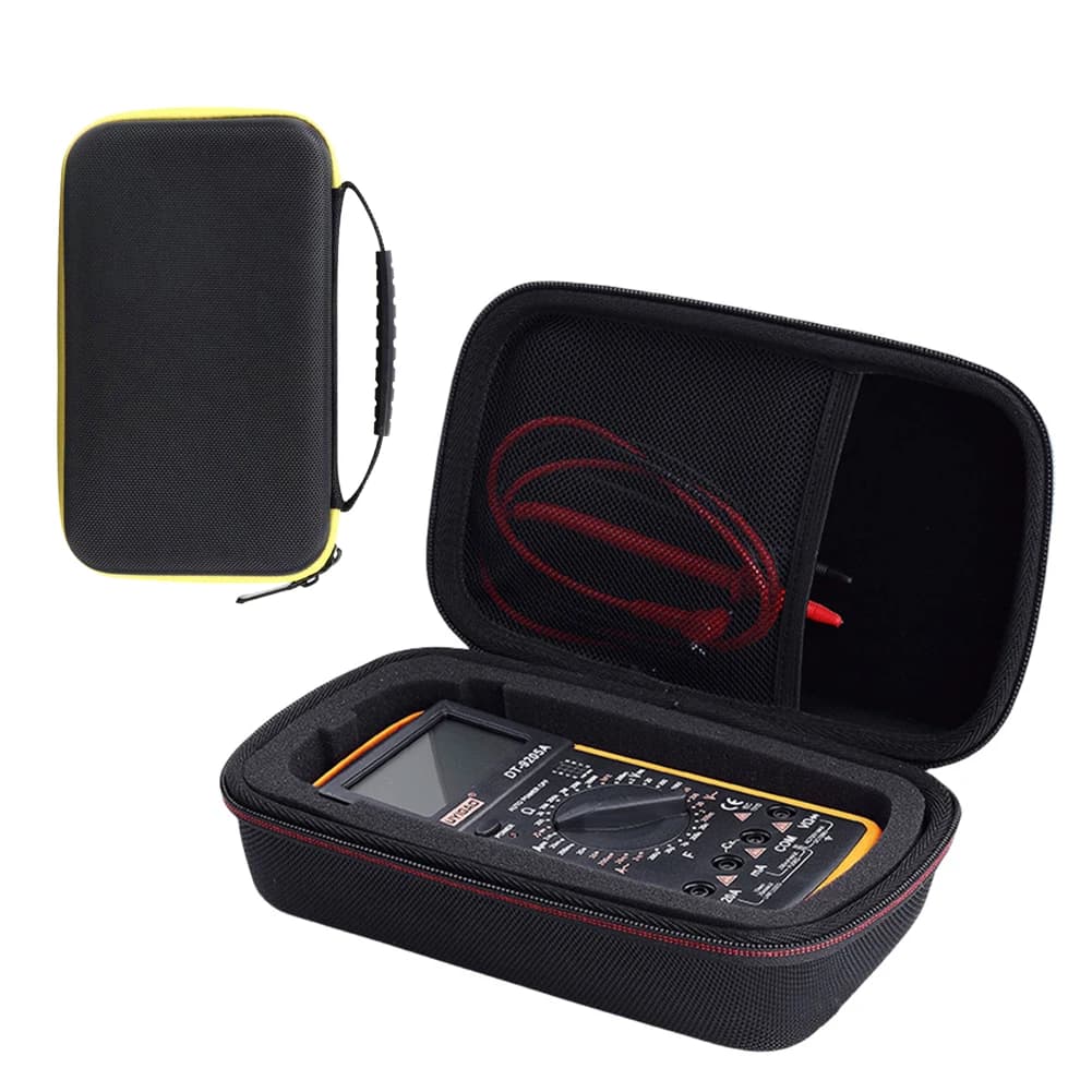 Per custodia multimetro Fluke custodia per multimetro custodia per il trasporto adatta per F115C F116C F117C FLUKE15B + FLUKE17B +, giallo/rosso