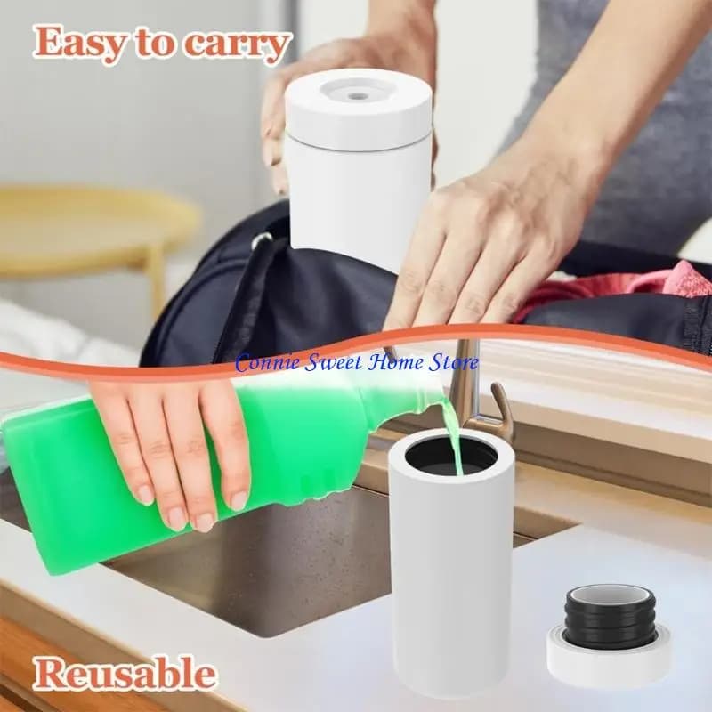 Dispenser sapone flessibile in silicone LXAF Dispenser detersivo per piatti a tenuta stagna