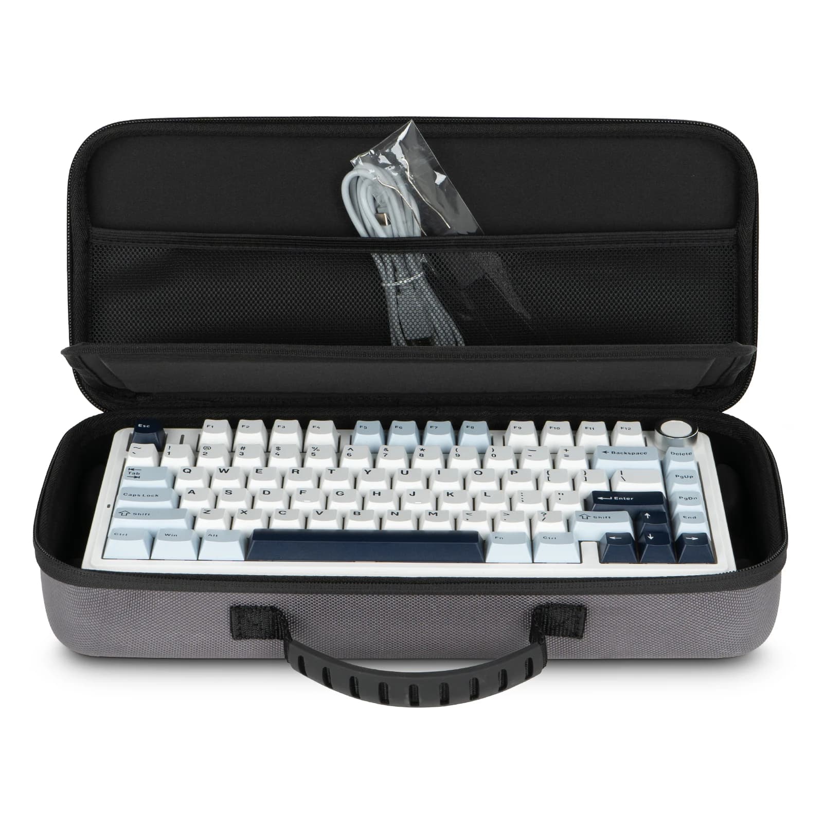 Custodia rigida in EVA per borse portaoggetti per tastiera meccanica da gioco Aula F75 Scatola da viaggio portatile per accessori per tastiera Aula