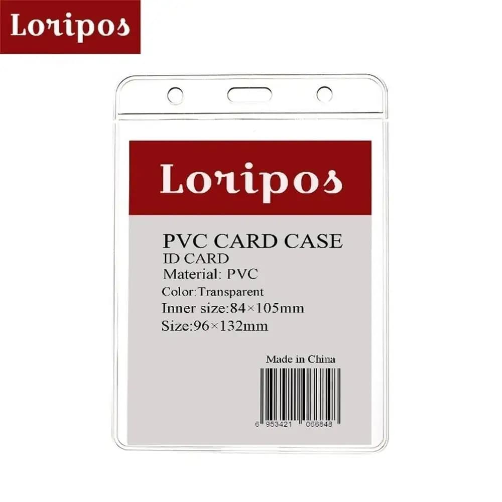 10 pezzi porta carte di nome impermeabile etichetta porta etichette telaio personale studente lavoratore ID nome badge custodia distintivi