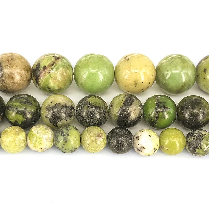 2025 Nuovo Crisoprasio Naturale 100% Pietra Branelli Rotondi Allentati Creazione di Gioielli 6/8/10 MILLIMETRI FAI DA TE Bracciali Collana Che Borda accessori