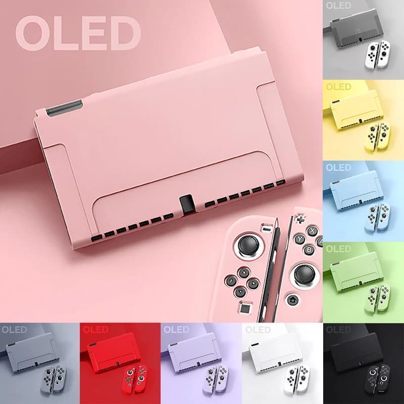 Custodia Protettiva per Console Switch OLED e 2 Joy-Con, Anti-caduta e Anti-polvere, Ideale per Viaggi e Giochi all'Aperto