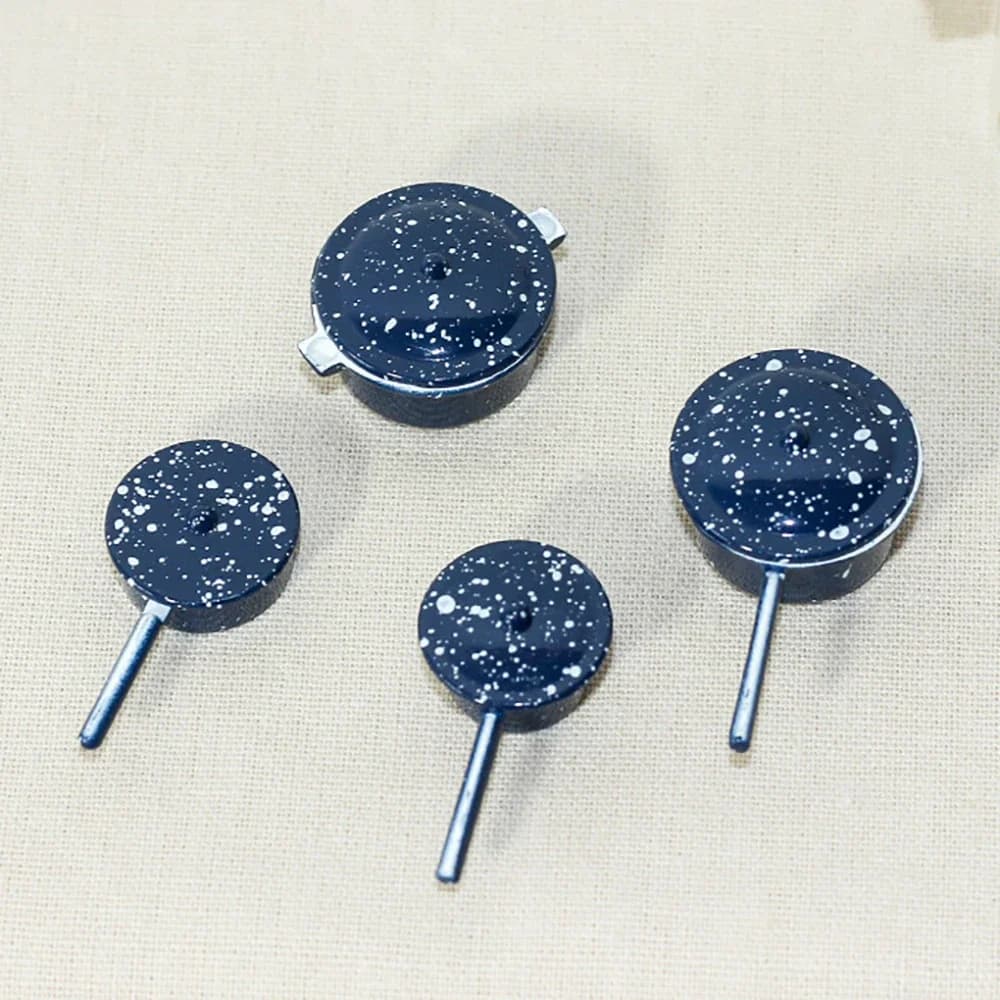 4 pezzi 1/12 accessori in miniatura per casa delle bambole mini pentola per zuppa in metallo con coperchio simulazione utensili da cucina modello decorazione della casa delle bambole