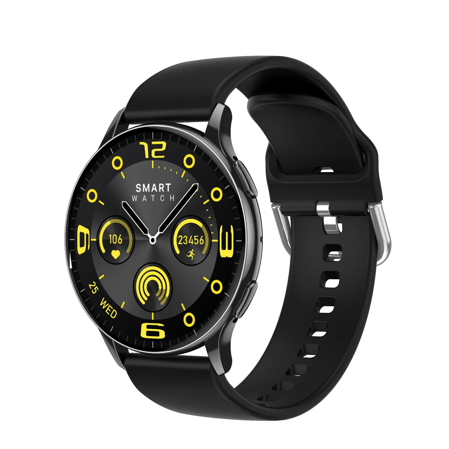 CY29 Smartwatch con Ricarica Wireless, Assistente Vocale AI, Monitoraggio del Sonno per Utenti Android, Musica, Bussola, Display AMOLED, Resistente alle Intemperie (IP68)