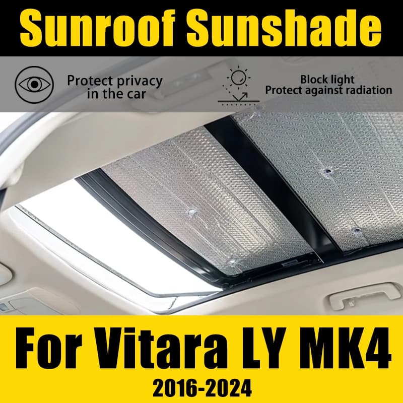 2PCS Auto Tetto Apribile Parasole Per Suzuki Vitara Escudo LY MK4 2016-2024 2017 Accessori Auto Protezione Solare Isolamento termico Parabrezza 2x