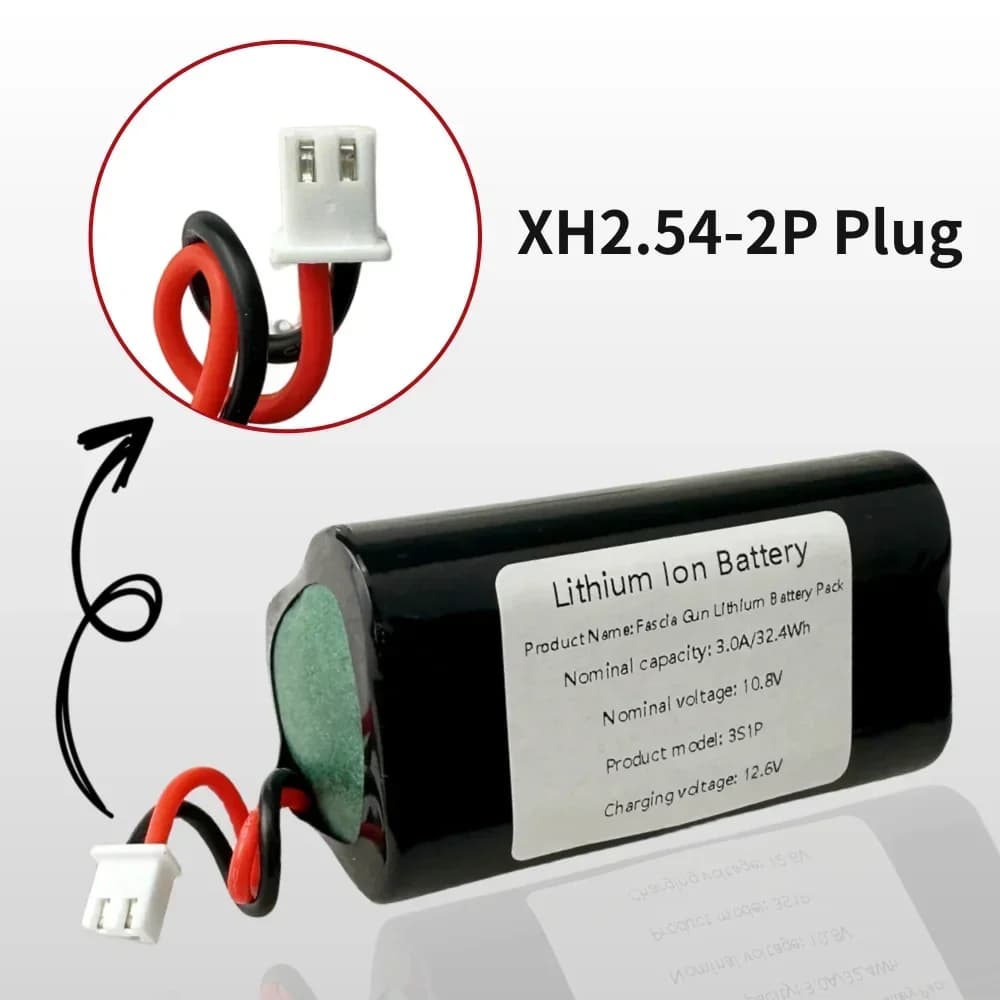 10.8 V 3000 mAh Lithium Ion Rechargeable Battery for Special Tool Batteries for Massage Gun