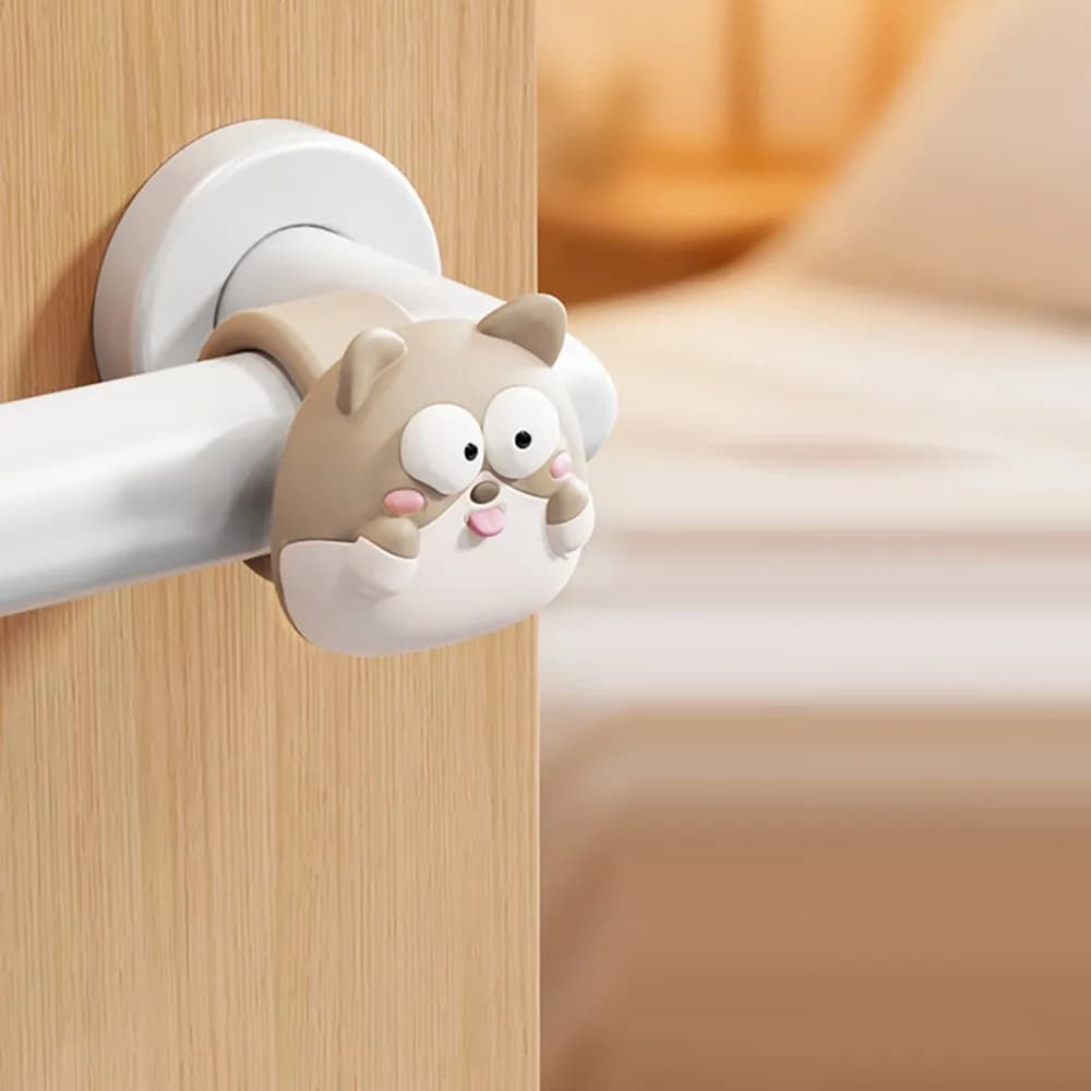 Protezione Antiurto in Silicone per Maniglie, Decorazione Silenziosa Senza Foratura per Camera da Letto