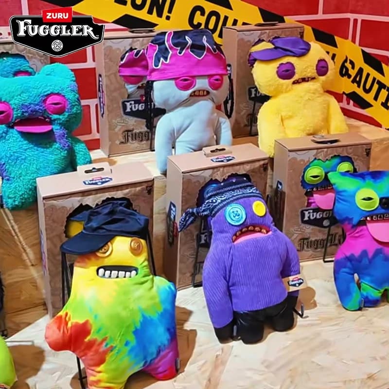 Peluche Fuggler Serie Fugg Life, Giocattolo Morbido Trendy Hip-hop, Mostro dai Denti, Cartone Animato Simpatico e Stravagante, Regalo di Compleanno per Studenti e Bambini