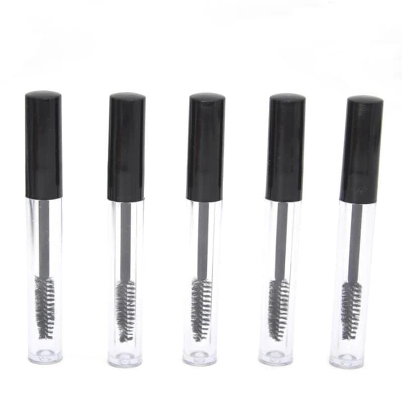 3 ml black vacuum mascara pipe with eyelash bottles Cosmetic container Eyelash bottle Reusable mascara makeup container