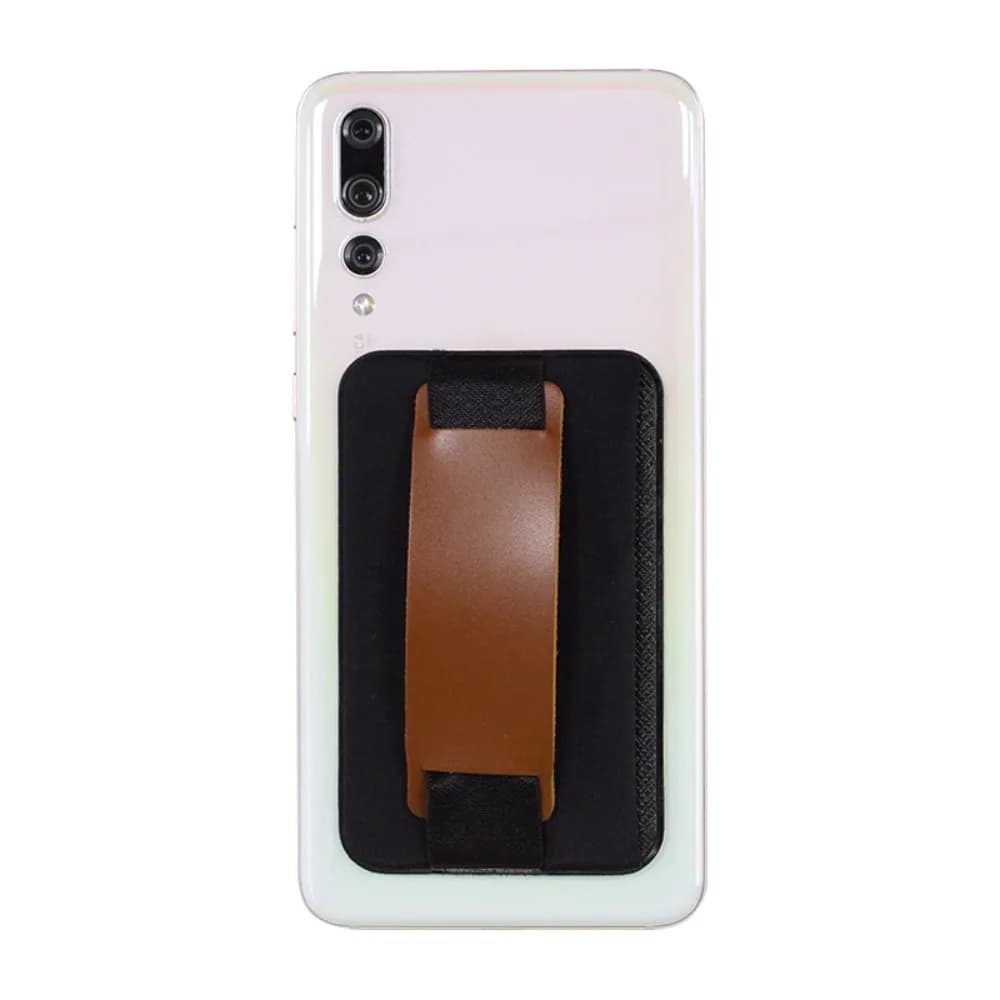 Adhesive Sticker Cell Phone Wallet Case Back Cover Elastic Stretch Phone Card Holder PU Leather Card Case Cellphone Pocket