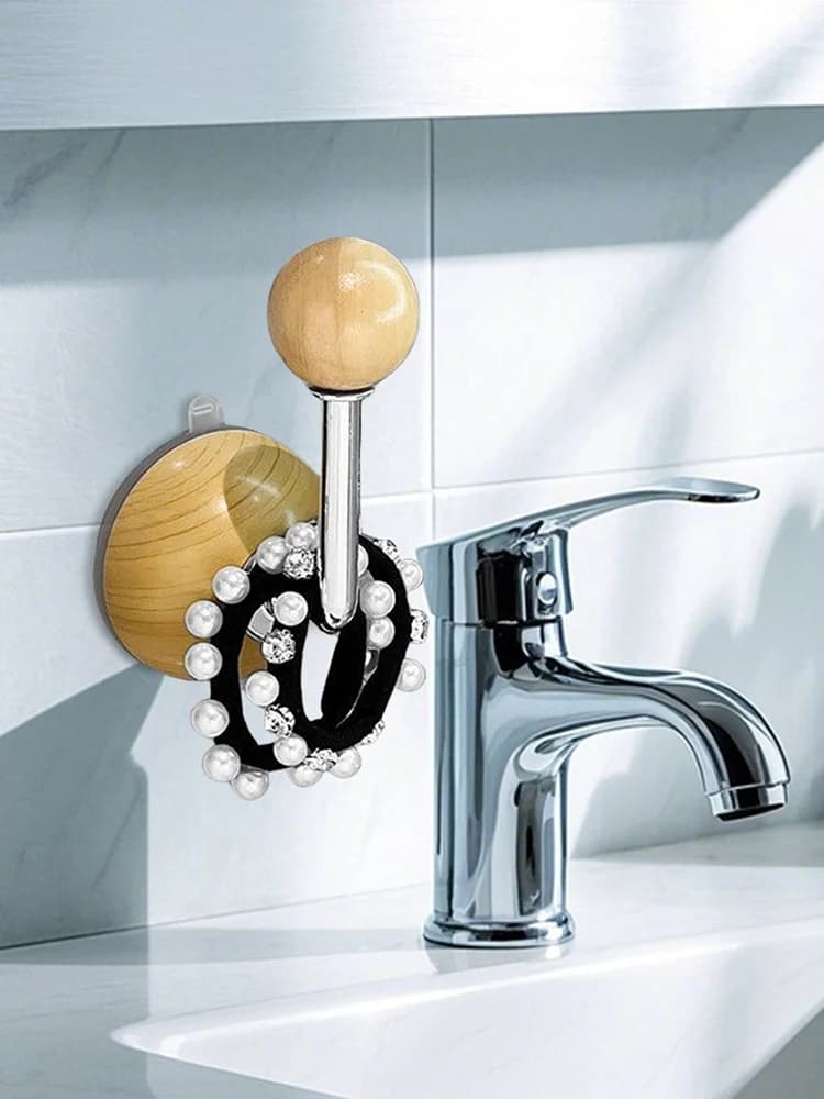 Multifunctional Bath Suction Grips without Punching Traceless Towel Hat Bag Intake Hook Luff Dresses Robe Organizer