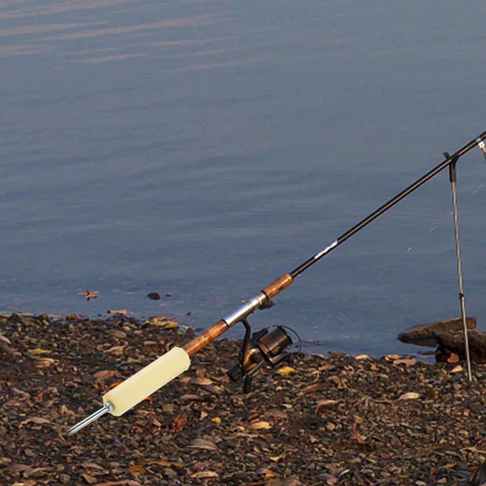 2 Pezzi Supporto Premium Robusto per Canna da Pesca, per Pesca da Riva, Spiaggia e Mare, Supporto da Terra per Canna, Robusto Supporto Inseribile per Palo in Fango e Sabbia
