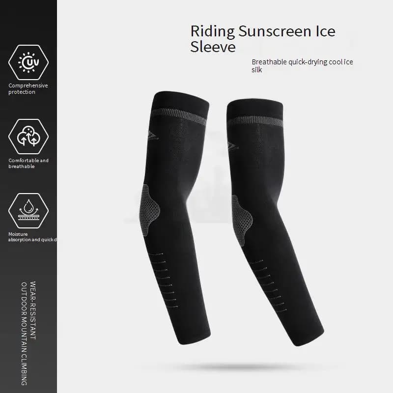 2Pcs Outdoor Sports Seamless Arm Sleeves For Women Volleyball Basketball Baseball Cooling Sun Protection Breathable Elastic Arm
