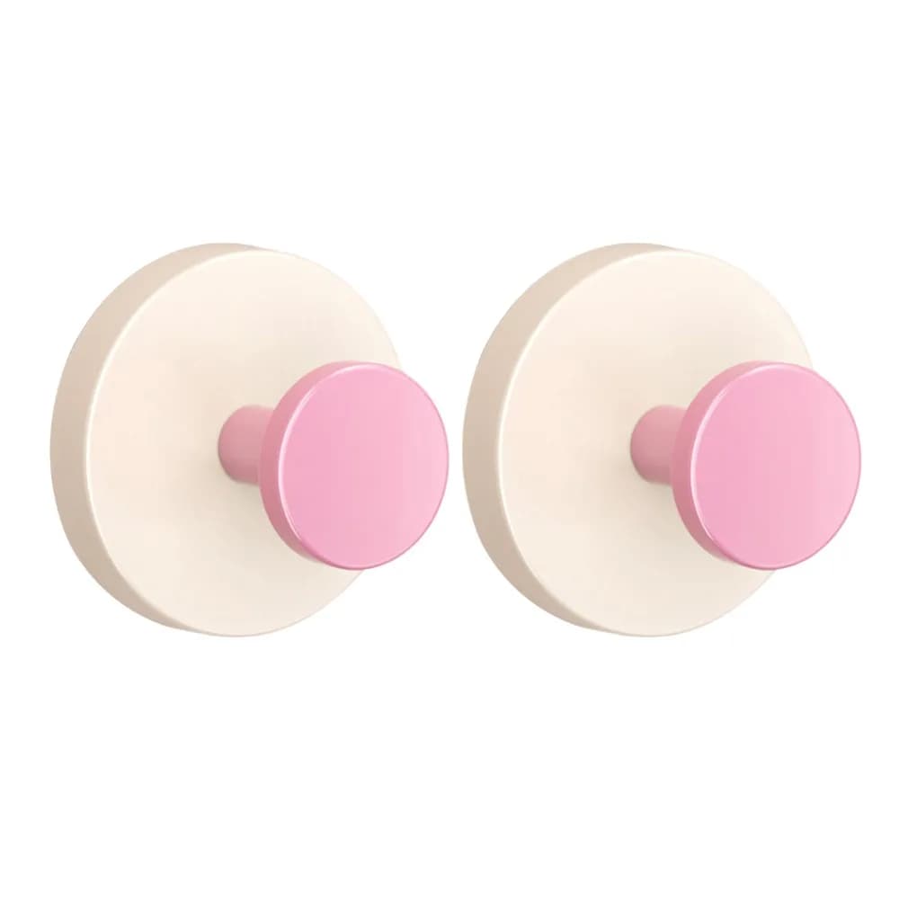 1/2Pcs Punch-Free Suction Cup Hook Wall Mount Heavy Duty Dopamine Adhesive Hooks Reusable Home Storage Accessories