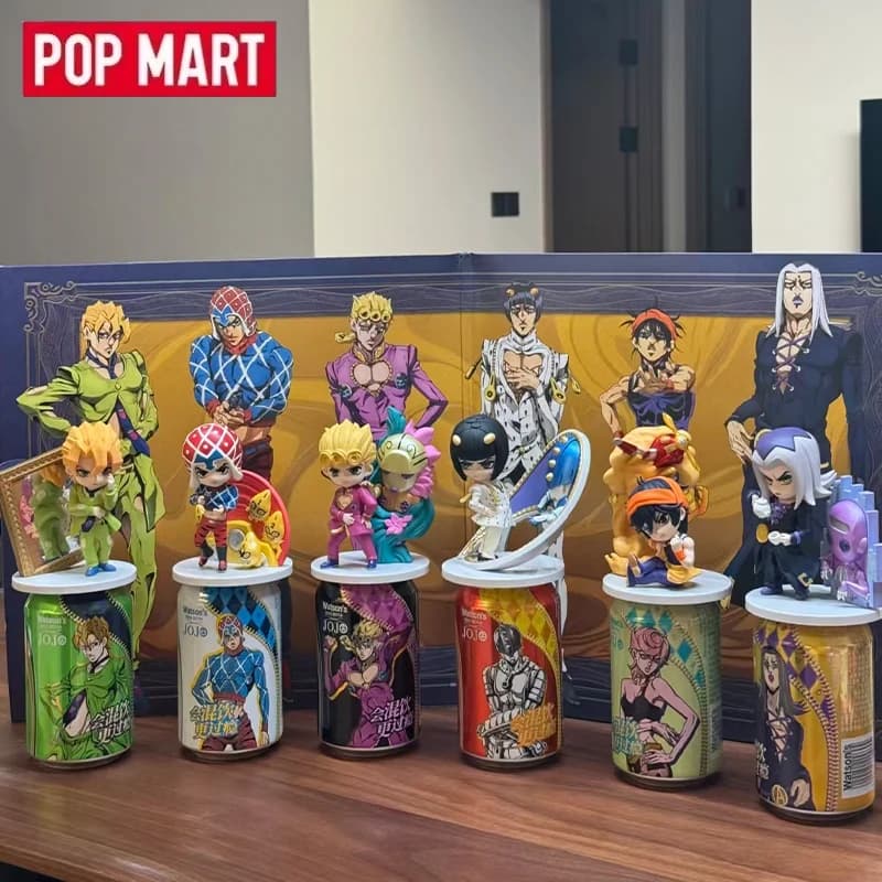 POP MART GONG JOJO's Bizarre Adventure Golden Wind Series Blind Box Toys Mystery Box Cute Models Anime Action Figure Gift