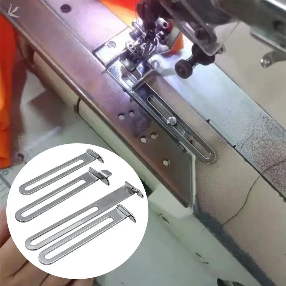 Metal Sewing Machine Foot Three Needle Five Wire Multi-function Presser Foot Sewing Machine Accessories Seam Guide