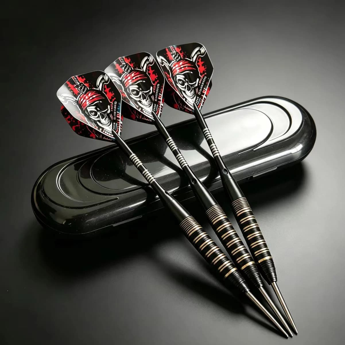 Steel Tip Darts Set Professional Brass Darts with Aluminum Dart Shafts Hard Darts for Dartboard Competition Indoor Game