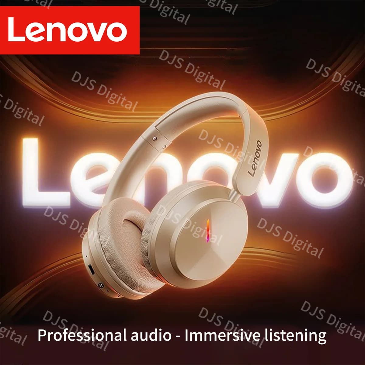 Cuffie da gioco Bluetooth Lenovo Tri-Mode 2.4g Riduzione del rumore Anc con microfono Bassa latenza Standby lungo 720 ° Auricolari audio