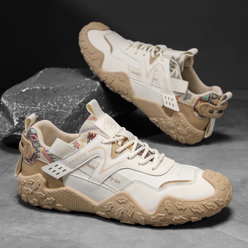 Men's lightweight casual sneakers four seasons soft-sole anti-slip breathable outdoor running sports shoes comfot walking shoes