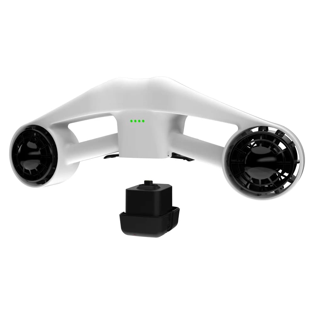 Scooter Subacqueo con Doppio Motore e Supporto per Action Camera, Impermeabile fino a 40M per Immersioni e Snorkeling