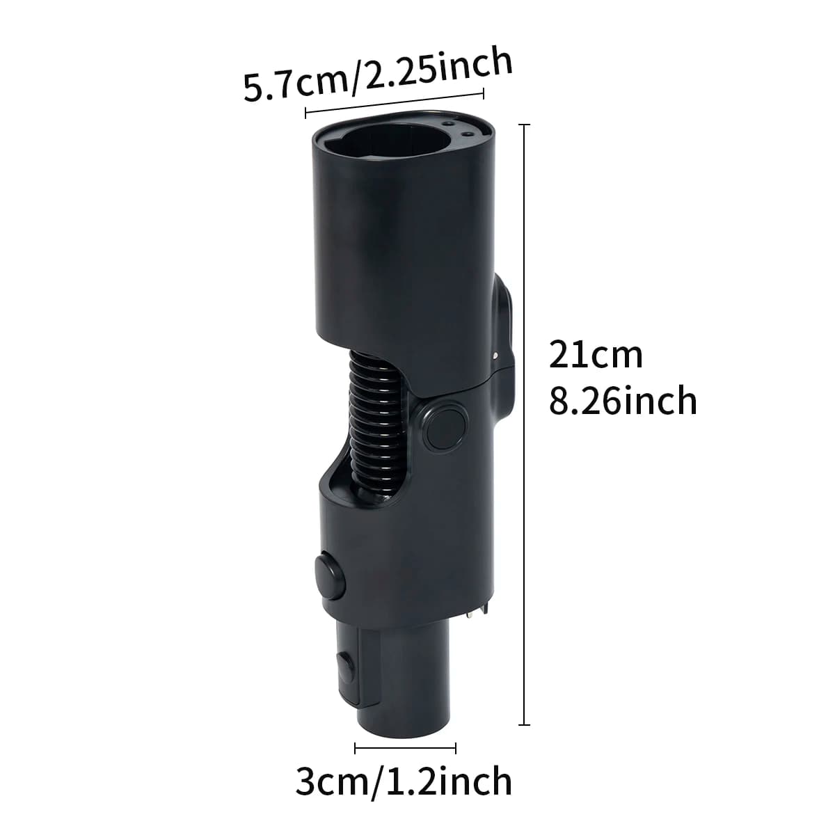 High quality vacuum cleaner flexible adapter for Dreame Z10/Z20/Z30 stations, bottom adapter hose flexible conversion head