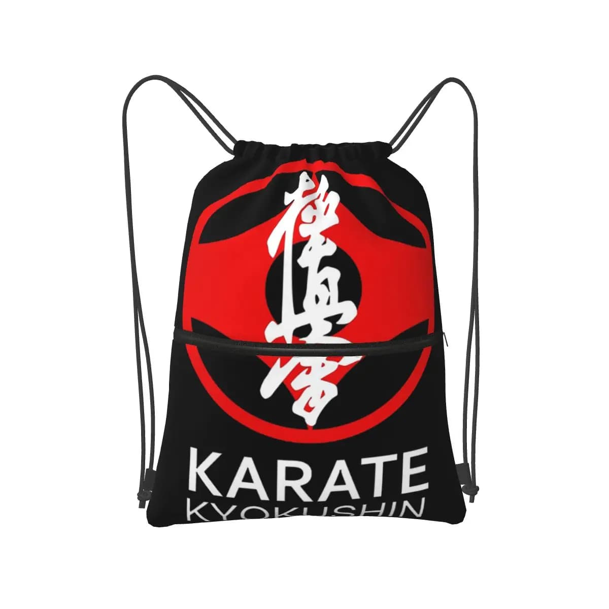 Zaini Kyokushi Karate Kumite, borse portatili con coulisse, borse portaoggetti, borse per libri, per viaggi e scuola