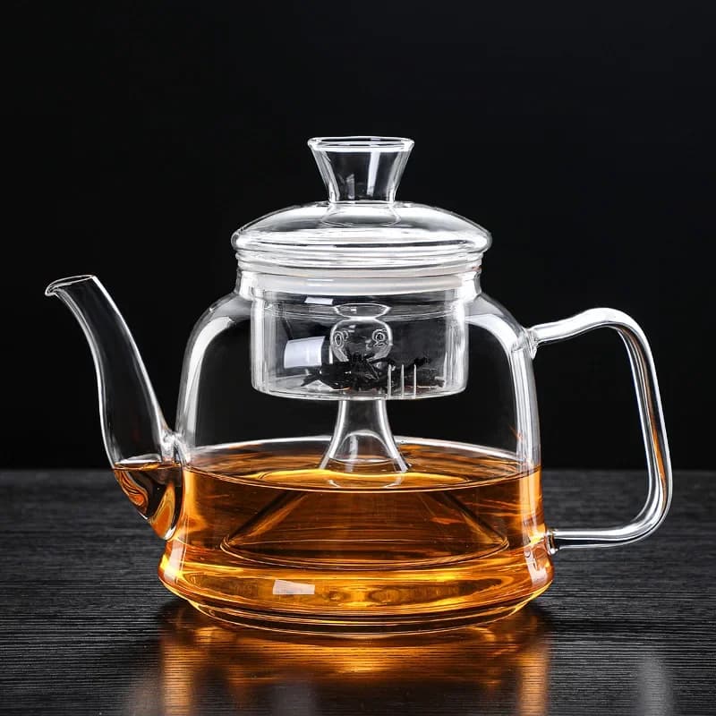 Teapot water bottle French Press Glass gooseneck kettle with lid Thermos electrodomestic bottle kitchen accessories pot electric