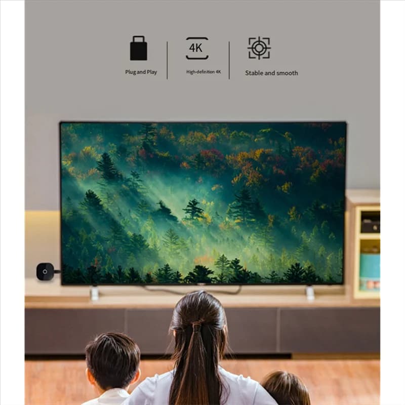 ABUO-4K Proiettore wireless per schermo live per TV mobile HD Display universale 5G dual-band CJ62