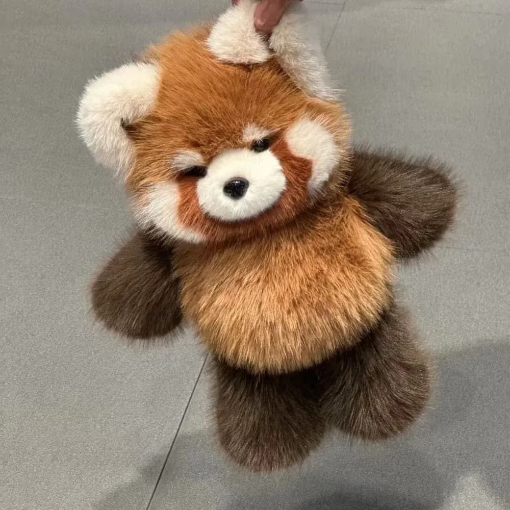 Nuovo Design: Peluche di Procione, Cuscino Morbido, Giocattolo di Supporto Emotivo, Peluche di Panda, Giocattoli Morbidi Imbottiti, Regalo di Natale