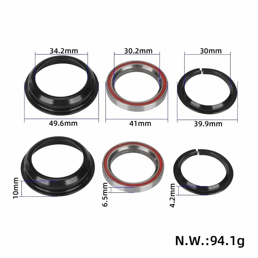 Kit cuscinetto sterzo da 6 pezzi per Kukirin per scooter elettrico G2 Master per la movimentazione fluida e controllo di guida migliorato