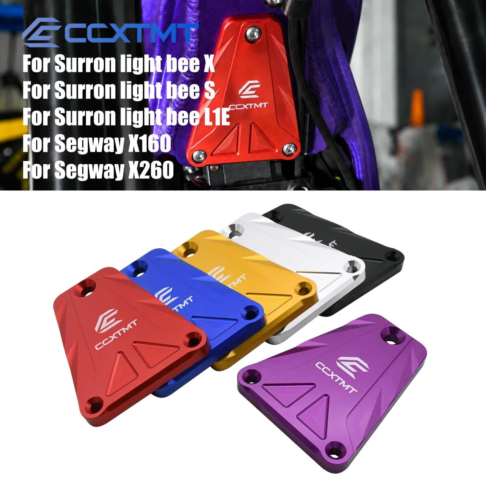 For Sur-Ron Surron Light Bee S X L1E For Segway X160 X260 Electric Bike Parts Motorcycle Aluminium Horn Cover Gap Plate Guard