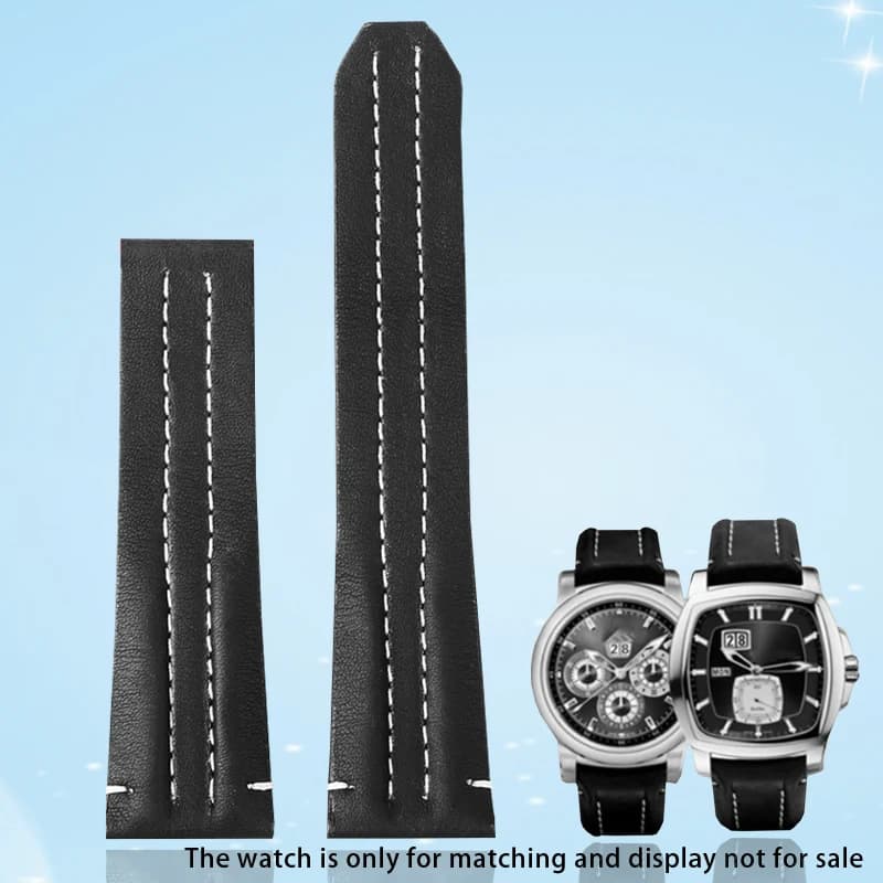 High quality Cowhide Watchband For Carl F. Bucherer Patravi Chronograph for Men Watch Strap Bracelet 20mm 22mm