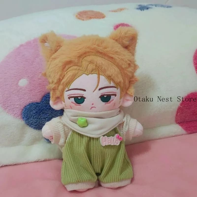 Anime Jujutsu Kaisen Kento Nanami 20cm Cute Soft Cotton Plush Stuffed Doll Body Plushie Toys dress up Clothes Cosplay Gift