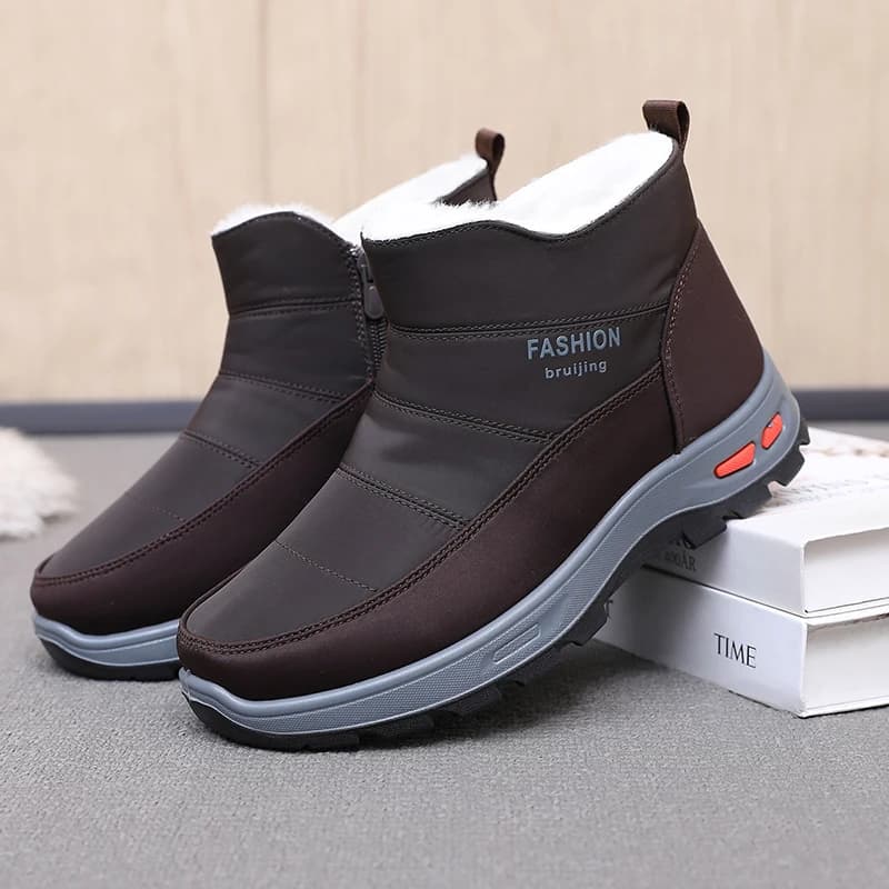 2025 inverno nuovi uomini moda casual scarpe di cotone comode antiscivolo durevoli calore a prova di freddo scarpe da uomo di spedizione gratuita
