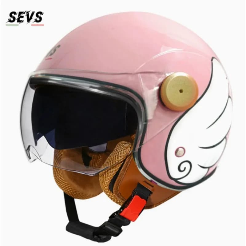DOT Certification Open Face 3/4 Motorcycle Helmet Retro Motorbike Helmets Vintage Chopper Capacete De Moto Bike Scooter