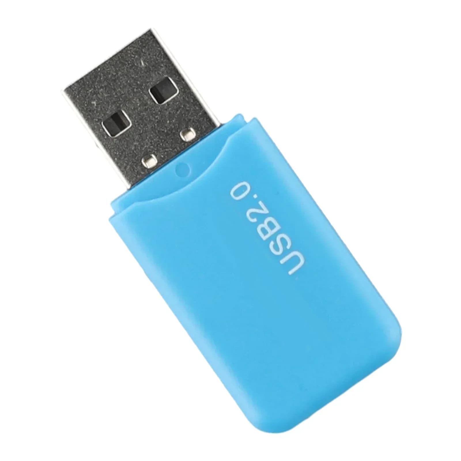 Lettore di schede 2 0 ad alta velocità compatto e leggero Interfaccia USB TF/microSD/lettura/scrittura della scheda di memoria del telefono cellulare