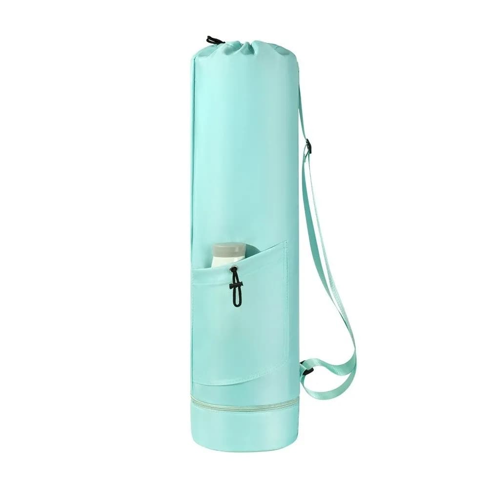 Large Capacity Yoga Mat Storage Bag Adjustable Strap Waterproof Fitness Mat Carrier Multifunction Drawstring Gym Yoga Bag Yoga