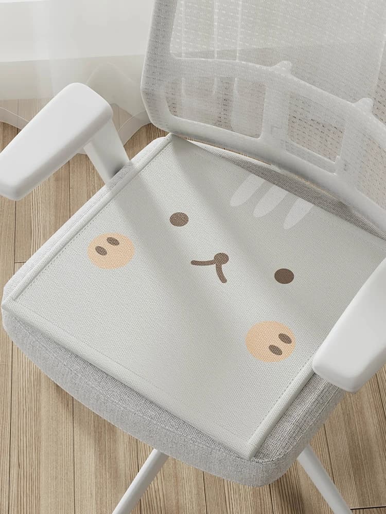 Cuscino da Ufficio Traspirante Estivo Rinfrescante Ergonomico con Motivi Assortiti Stile Moderno e Semplice per Uomini e Donne Cuscino per Sedia da Lavoro